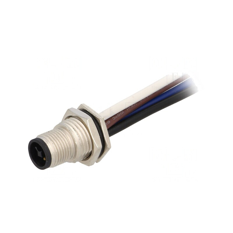 Soclu M12 4 Pin Tată IP67 12A 1.5mm2 | Electronic-mag.ro | Componente Electronice Soclu M12 4 Pin Tată IP67 12A 1.5mm2 | Electronic-mag.ro | Componente Electronice