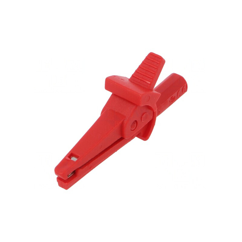 Bornă crocodil roșie 10A 600VDC 6mm | Electronic-mag.ro | Componente Electronice Bornă crocodil roșie 10A 600VDC 6mm | Electronic-mag.ro | Componente Electronice