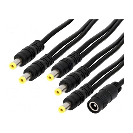Cablu Alimentare DC 5,5/2,1 mm 5 Piese | Electronic-mag.ro | Componente Electronice