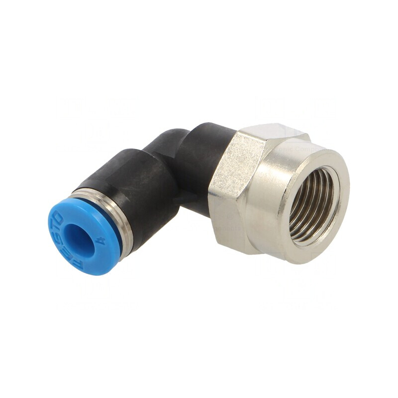 Racord Push-In Unghi 90° QS 4mm 0,95-6bar | Electronic-mag.ro | Componente Electronice