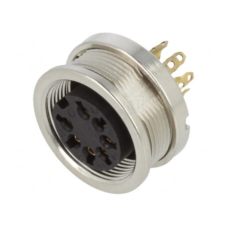 'Conector M16 Soclu Mamă 7 PIN IP68' | Electronic-mag.ro | Componente Electronice