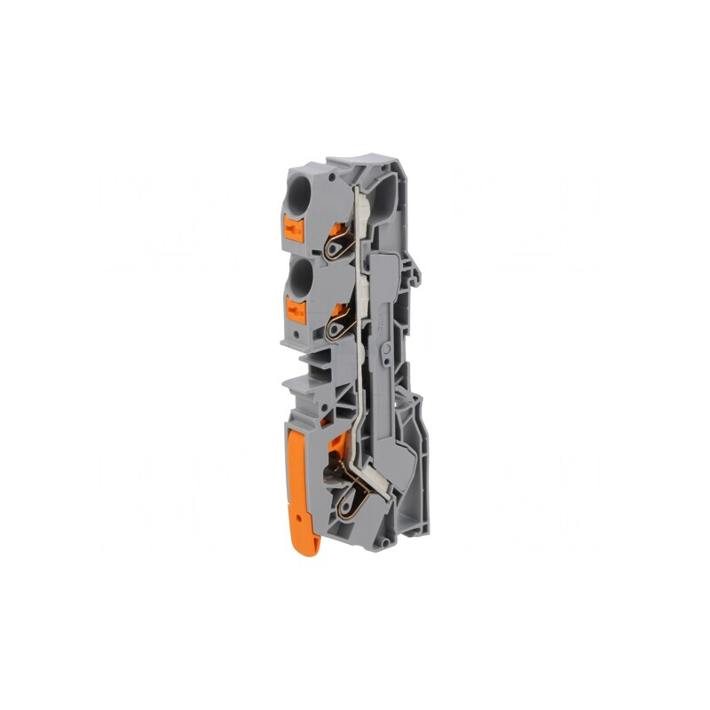 Conector de Îmbinare Șine Push-In Gri 3 Borne 0.5-16mm² | Electronic-mag.ro | Componente Electronice