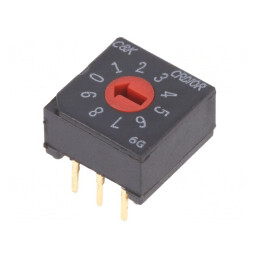 Întrerupător codificare DEC/BCD 10 poziții 2,54mm | Electronic-mag.ro | Componente Electronice