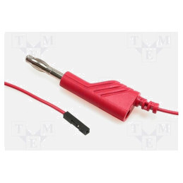 Cablu de măsurare 60VDC 3A 1m roșu 4mm | Electronic-mag.ro | Componente Electronice