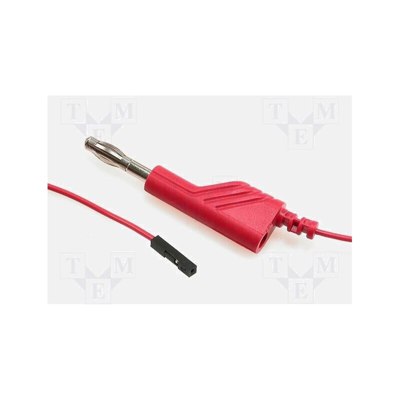 Cablu de măsurare 60VDC 3A 1m roșu 4mm | Electronic-mag.ro | Componente Electronice