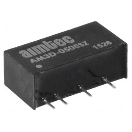 Convertor DC/DC 3W 5V la 12V 250mA SIP7 | Electronic-mag.ro | Componente Electronice