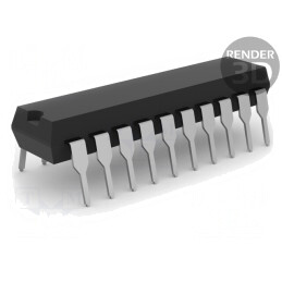 Convertor A/D 10-bit 38ksps DIP20 4.5-5.5V