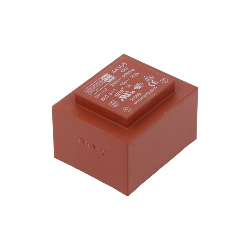 Transformator Încapsulat 16VA 230V 18V PCB | Electronic-mag.ro | Componente Electronice