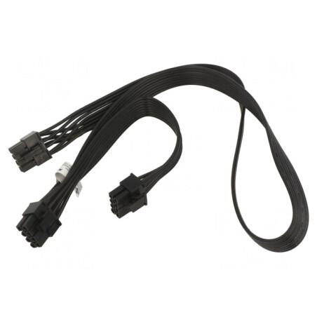 Cablu Alimentare PCIe 8pin Mamă la PCIe 8pin Mamă x2 0,23m | Electronic-mag.ro | Componente Electronice
