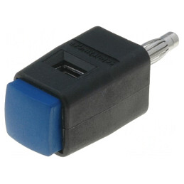 Clemă de laborator albastră 70VDC 16A | Electronic-mag.ro | Componente Electronice