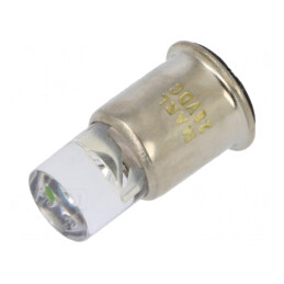 Lampă LED verde 5mm 24-28VDC