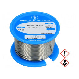 Sârmă de lipit 1mm 100g cu plumb 183°C | Electronic-mag.ro | Componente Electronice