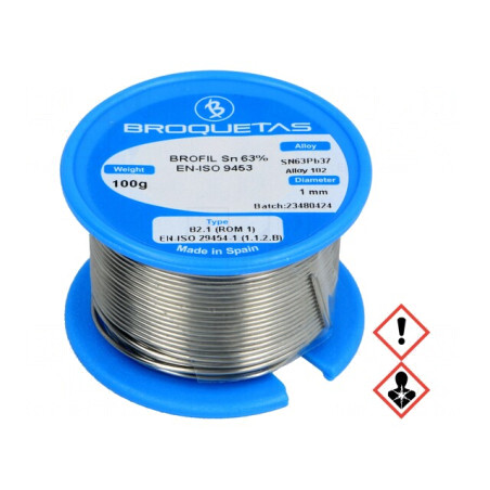 Sârmă de lipit 1mm 100g cu plumb 183°C | Electronic-mag.ro | Componente Electronice