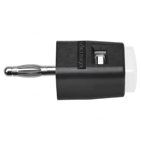 Clemă de laborator albă 70VDC 16A nichel | Electronic-mag.ro | Componente Electronice