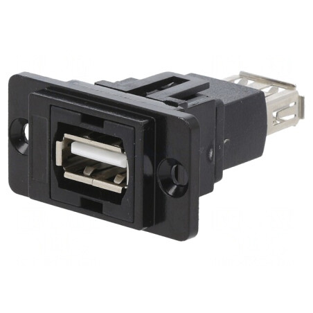 Adaptor USB A DUALSLIM USB 2.0 Aurit | Electronic-mag.ro | Componente Electronice