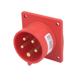 Conector Alimentare AC Trifazat 16A 400VAC IP44 | Electronic-mag.ro | Componente Electronice