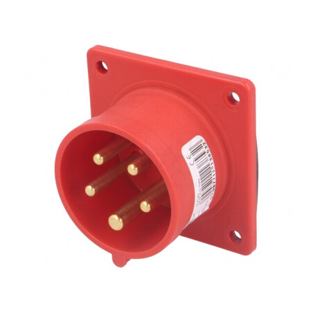 Conector Alimentare AC Trifazat 16A 400VAC IP44 | Electronic-mag.ro | Componente Electronice