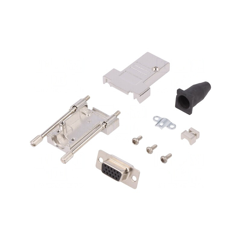 Mufă D-Sub 15 PIN Lipire pe Cablu Neagră | Electronic-mag.ro | Componente Electronice Mufă D-Sub 15 PIN Lipire pe Cablu Neagră | Electronic-mag.ro | Componente Electronice