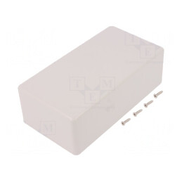 Carcasă universală ABS gri IP54 80x150x50mm | Electronic-mag.ro | Componente Electronice