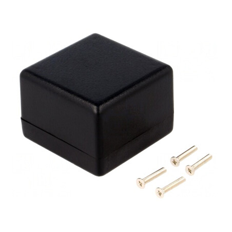 Carcasă Universală Neagră 56x56x40mm ABS IP54 | Electronic-mag.ro | Componente Electronice