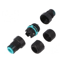 Conector Alimentare AC cu Șurub TH391 7-12mm 450V