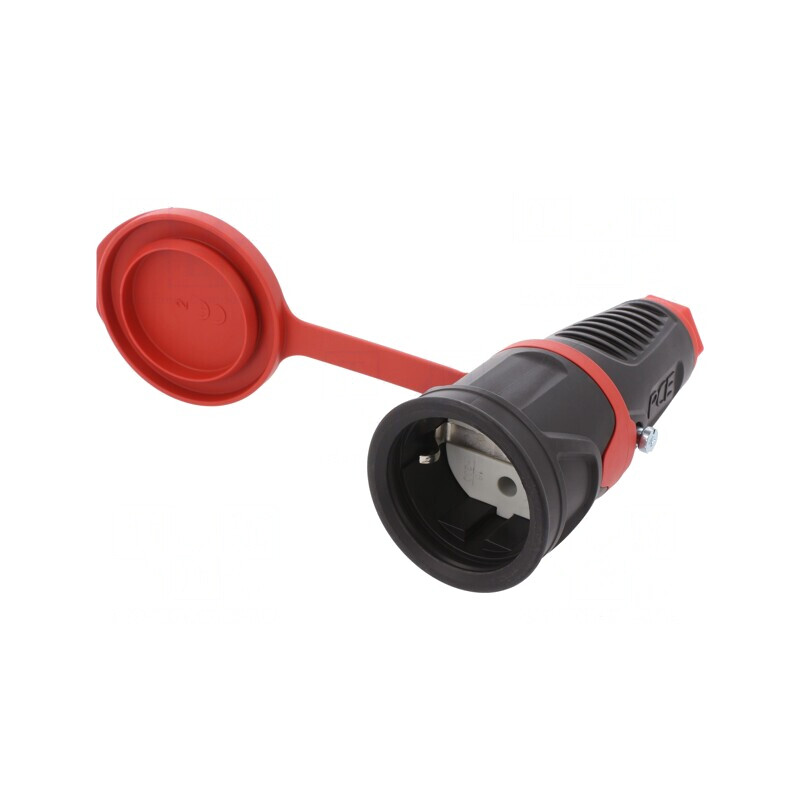 Conector Alimentare AC Mamă 250V 16A pe Cablu | Electronic-mag.ro | Componente Electronice