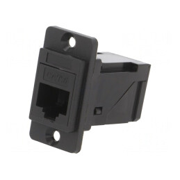 Adaptor DUALSLIM Cat 6 8p8c Unghi 29mm | Electronic-mag.ro | Componente Electronice