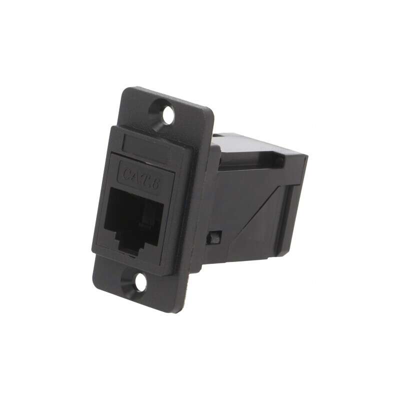 Adaptor DUALSLIM Cat 6 8p8c Unghi 29mm | Electronic-mag.ro | Componente Electronice