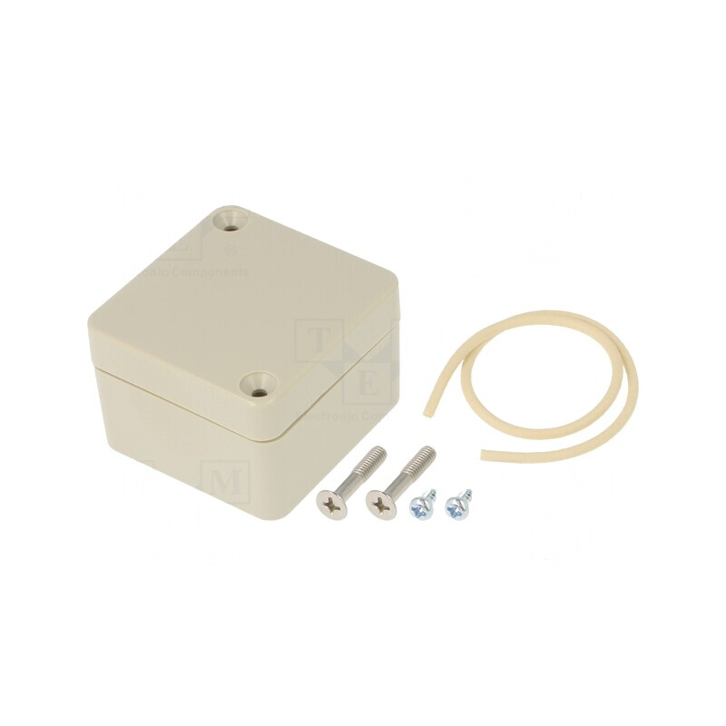 Carcasă Universală Ritec ABS Bej IP65 50x52x35mm | Electronic-mag.ro | Componente Electronice