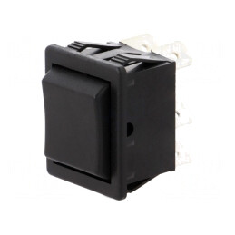 Comutator Basculant DP3T (ON)-OFF-(ON) 16A Negru | Electronic-mag.ro | Componente Electronice