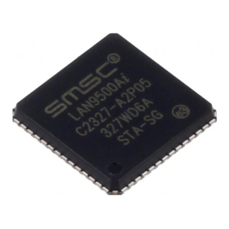 Controler Ethernet 10/100Base-T 3.3V VQFN56 | Electronic-mag.ro | Componente Electronice