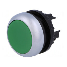 Comutator Verde 22mm cu Acționare prin Apăsare | Electronic-mag.ro | Componente Electronice