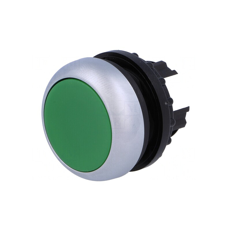 Comutator Verde 22mm cu Acționare prin Apăsare | Electronic-mag.ro | Componente Electronice