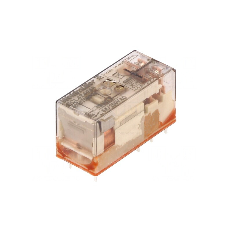 Releu Electromagnetic DPDT 48VDC 8A 250VAC | Electronic-mag.ro | Componente Electronice