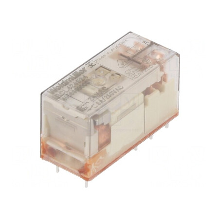 Releu Electromagnetic DPDT 24VAC 8A 250VAC | Electronic-mag.ro | Componente Electronice