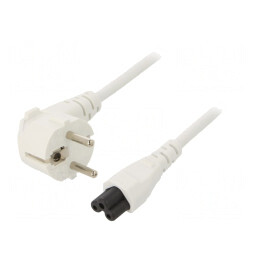 Cablu Alimentare 3x0,75mm2 Ştecăr Unghi - IEC C5 | Electronic-mag.ro | Componente Electronice