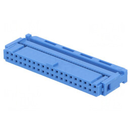 Mufă IDC Mamă 40 PIN pt. Cablu-Bandă 1,27mm Aurit | Electronic-mag.ro | Componente Electronice