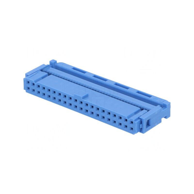 Mufă IDC Mamă 40 PIN pt. Cablu-Bandă 1,27mm Aurit | Electronic-mag.ro | Componente Electronice