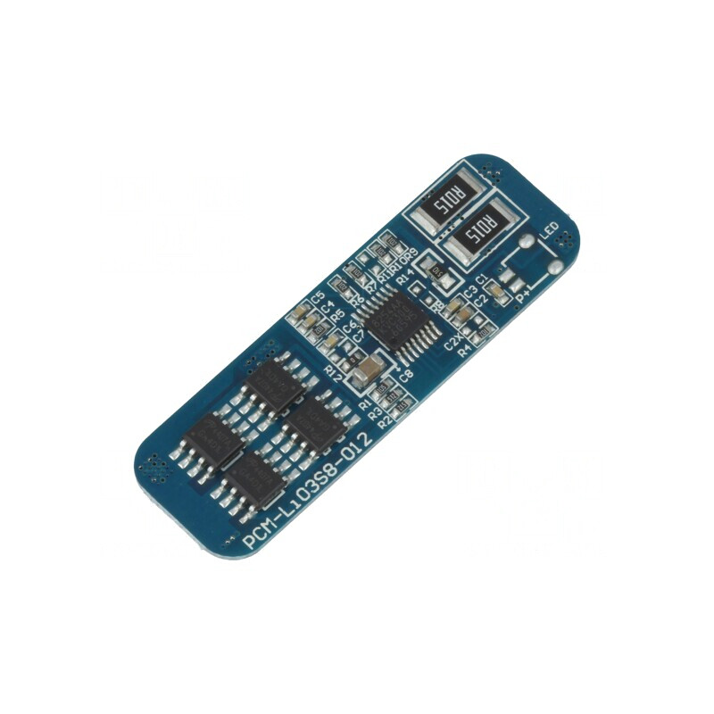 Protecţie PCB Li-Ion 11,1V 7A 50x16x4mm | Electronic-mag.ro | Componente Electronice
