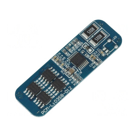 Protecţie PCB Li-Ion 11,1V 7A 50x16x4mm | Electronic-mag.ro | Componente Electronice