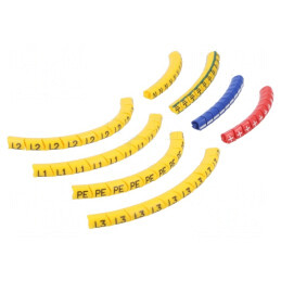 Markere Marcaj Electricitate 80buc. | Electronic-mag.ro | Componente Electronice