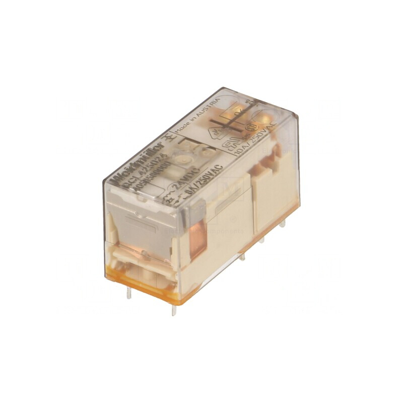 Releu Electromagnetic DPDT 24VDC 8A | Electronic-mag.ro | Componente Electronice