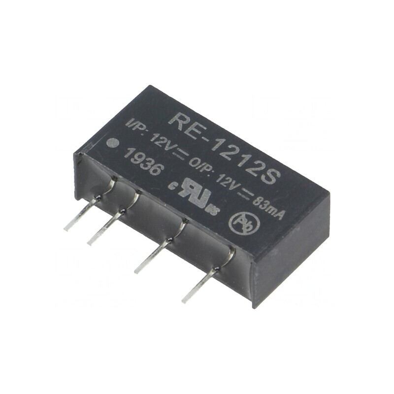 Convertor DC/DC 1W 12V 83mA | Electronic-mag.ro | Componente Electronice