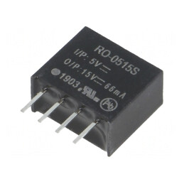 Convertor DC/DC 1W 5V la 15V 66mA SIP4 | Electronic-mag.ro | Componente Electronice