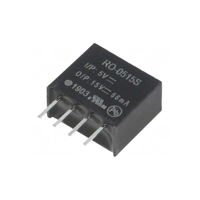 Convertor DC/DC 1W 5V la 15V 66mA SIP4 | Electronic-mag.ro | Componente Electronice