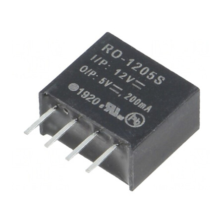 Convertor DC/DC 1W 10,8-13,2V la 5V 200mA | Electronic-mag.ro | Componente Electronice