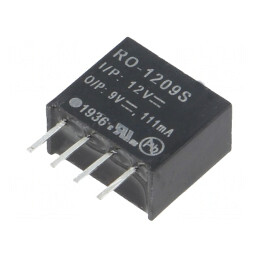 Convertor DC/DC 1W 9V 111mA | Electronic-mag.ro | Componente Electronice