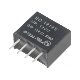Convertor DC/DC 12V 1W 83mA | Electronic-mag.ro | Componente Electronice
