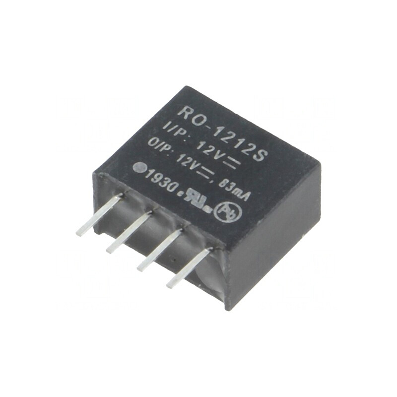 Convertor DC/DC 12V 1W 83mA | Electronic-mag.ro | Componente Electronice