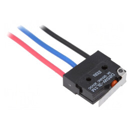 Microîntrerupător SNAP ACTION cu manetă 3A/125VAC 3A/30VDC | Electronic-mag.ro | Componente Electronice
